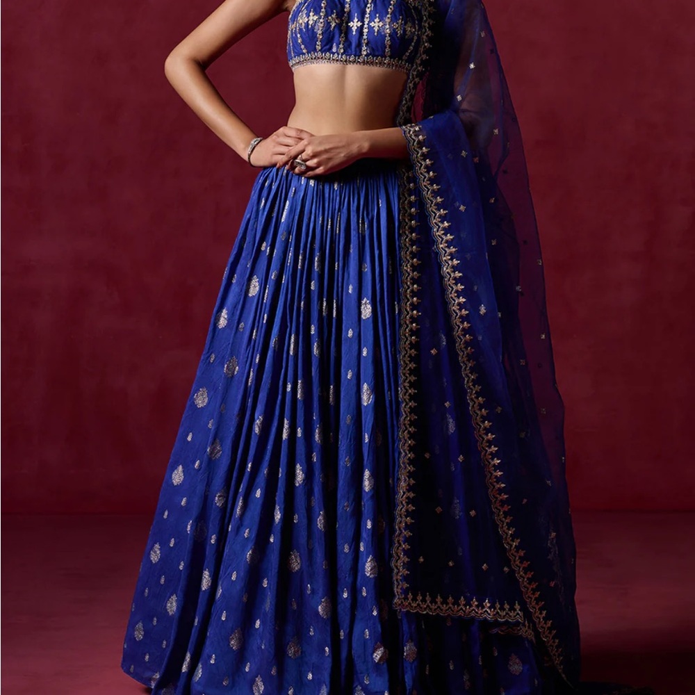 Royal Blue Lehenga
